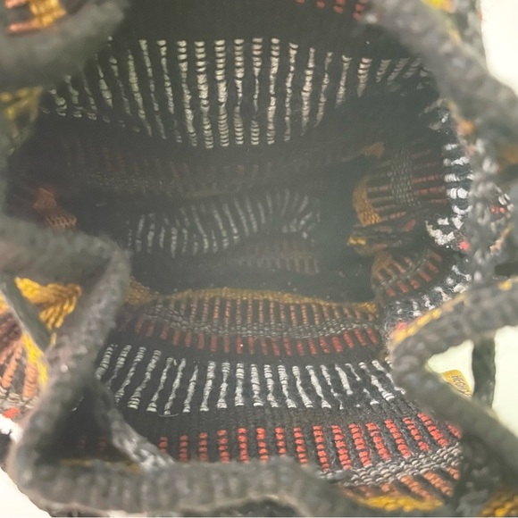 Pinzon Woven Drawstring Boho Hippie Bag Rasta Back Pack - Picture 5 of 16